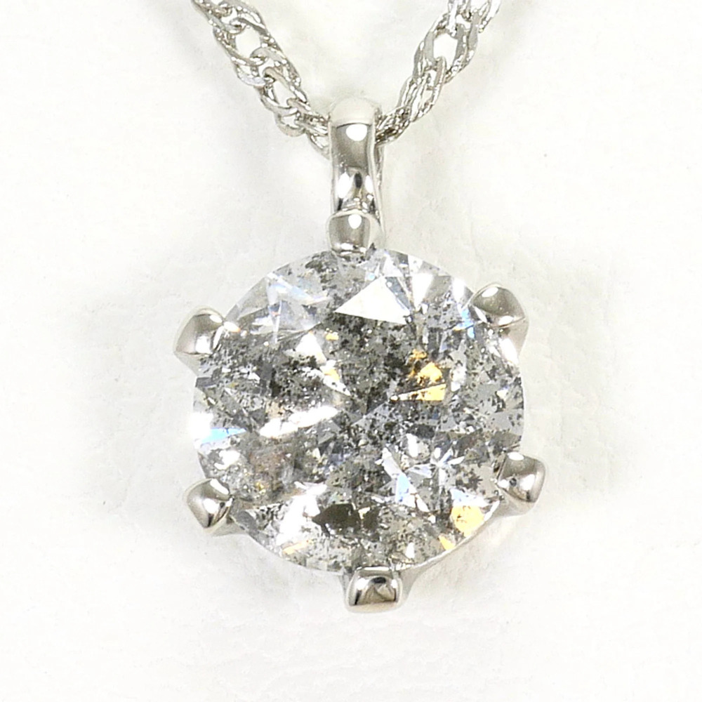 PT900 Platinum / PT850 Necklace with 1.021ct Diamond, Total Weight 2.0g, 41cm...